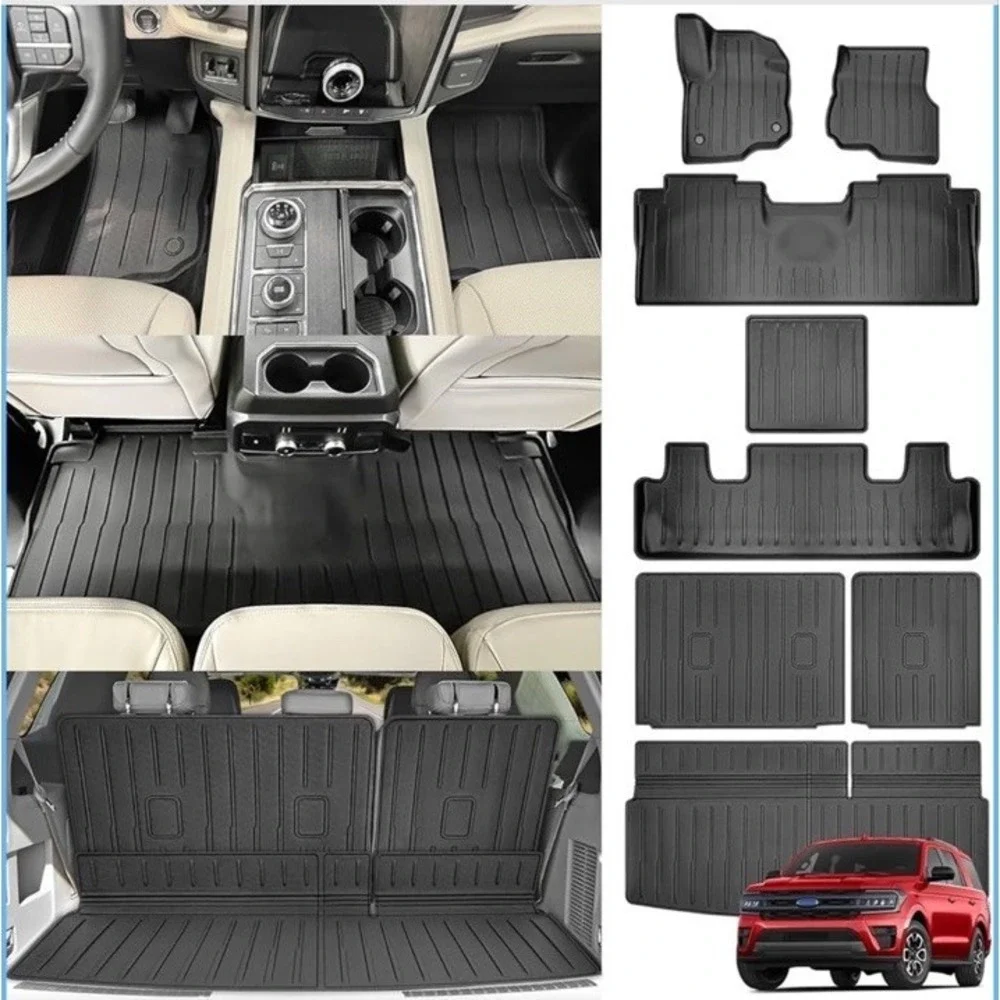 Ford Expedition 2018-2024 Floor & Cargo Mats 7 Seats New In Box